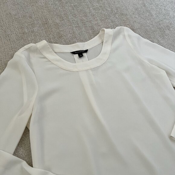 Banana Republic Flowy Long Sleeve Work Blouse Top S - Picture 3 of 8
